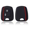 Защитная крышка брелка для Peugeot 206 107 207 307 2007 406 Держатель для брелока для Citroen C3 C1 C2 Berlingo Чехол Колпачки
