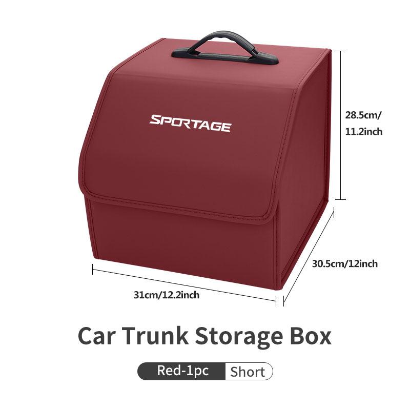 XDNK3 Universal Car Trunk Foldable Organizer Box Storage Sundries Bag For KIA Sportage 2016 2017 2018 Sephia Stonic Carens