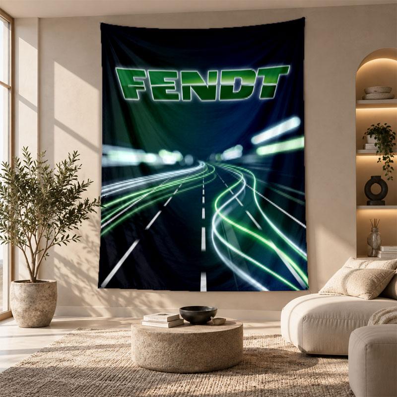 Декоративный Гобелен, Настенное Искусство с Принтом Fendt, Легкое Настенное Украшение для Фона Спальни