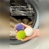 3PCS Reusable Magic Laundry Balls Anti Static TPR Soft Anti-Winding Clothes Cleaning Tools (Mixed Color)