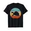 Tortoise Retro Vintage 60s 70s Sunset Turtle Reptile Animal T Shirt Vintage Fashion Graphic Top For Everyday Wear