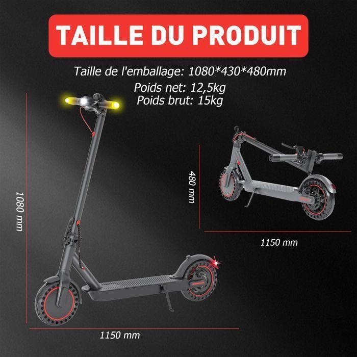Adult electric scooter - Foldable - Flashing lights - Range 20-30km - 25km/h - 350W motor - 8.5" wheels - LED screen - APP - 10.4Ah
