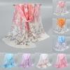 New Floral Printing Chiffon Scarf Thin Soft Sunscreen Shawl Long Wrap Hijab