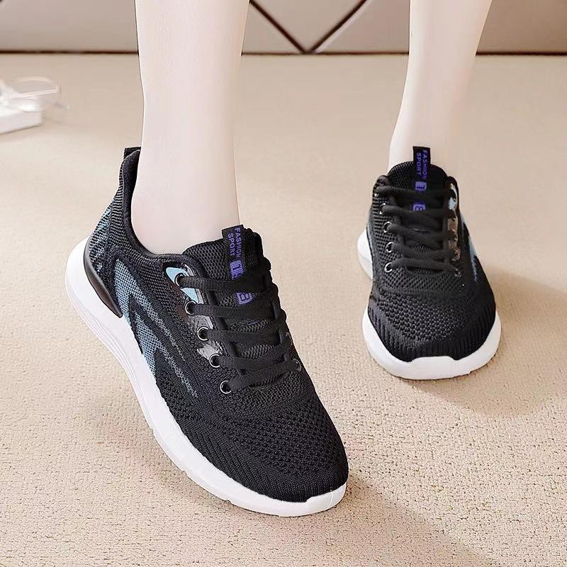 New Women's Shoes Outdoor Fashion Running Shoes Lightweight Soft Sole Breathable Student Running Shoes Platform Sneaker Women's