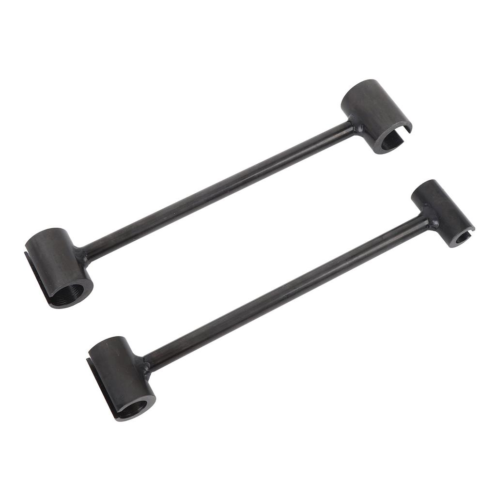 2 комплекта инструментов для регулировки дверных петель, стальная конструкция, двухголовочный гаечный ключ для ремонта зазоров петель