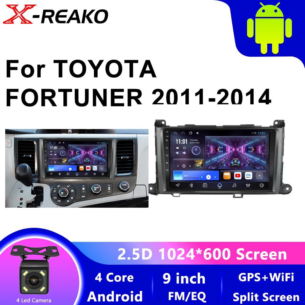 CarPlay Android Auto Car Radio for Toyota Sienna 2011-2014 GPS Navigation Bluetooth Player Car Entertainment System