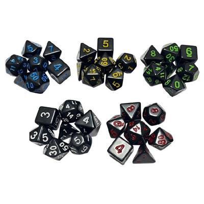 7 шт. DND-кубики, Набор многогранных кубиков D&D-Набор кубиков для Dungeons-and-Dragons-RPG-MTG-Настольных игр