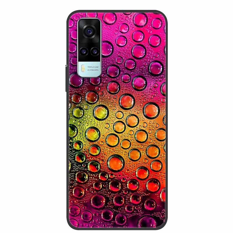 Чехол для vivo Y31 2021 Ударопрочный Мягкий силикон ТПУ Задняя крышка Для Vivo Y53S 4G Y31 2021 Y 31 Чехол V2036 Чехол для телефона Милый мультяшный