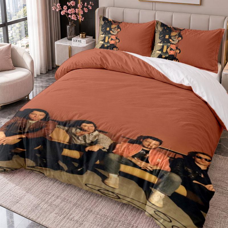 Arctic Monkeys 3Pcs Bedding Set Duvet Cover With Two Pillowcases For Bedroom Home Decoration