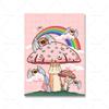 Weirdcore Eyes Cottagecore Art Prints Kawaii Cherry Lollipop Arbuz Food Canvas Painting Pink Aesthetic Wall Art Pictures