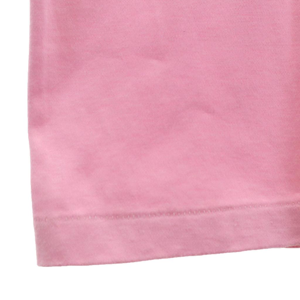 Sanma No Manma Print Short Sleeve T-shirt M Pink Men's Used