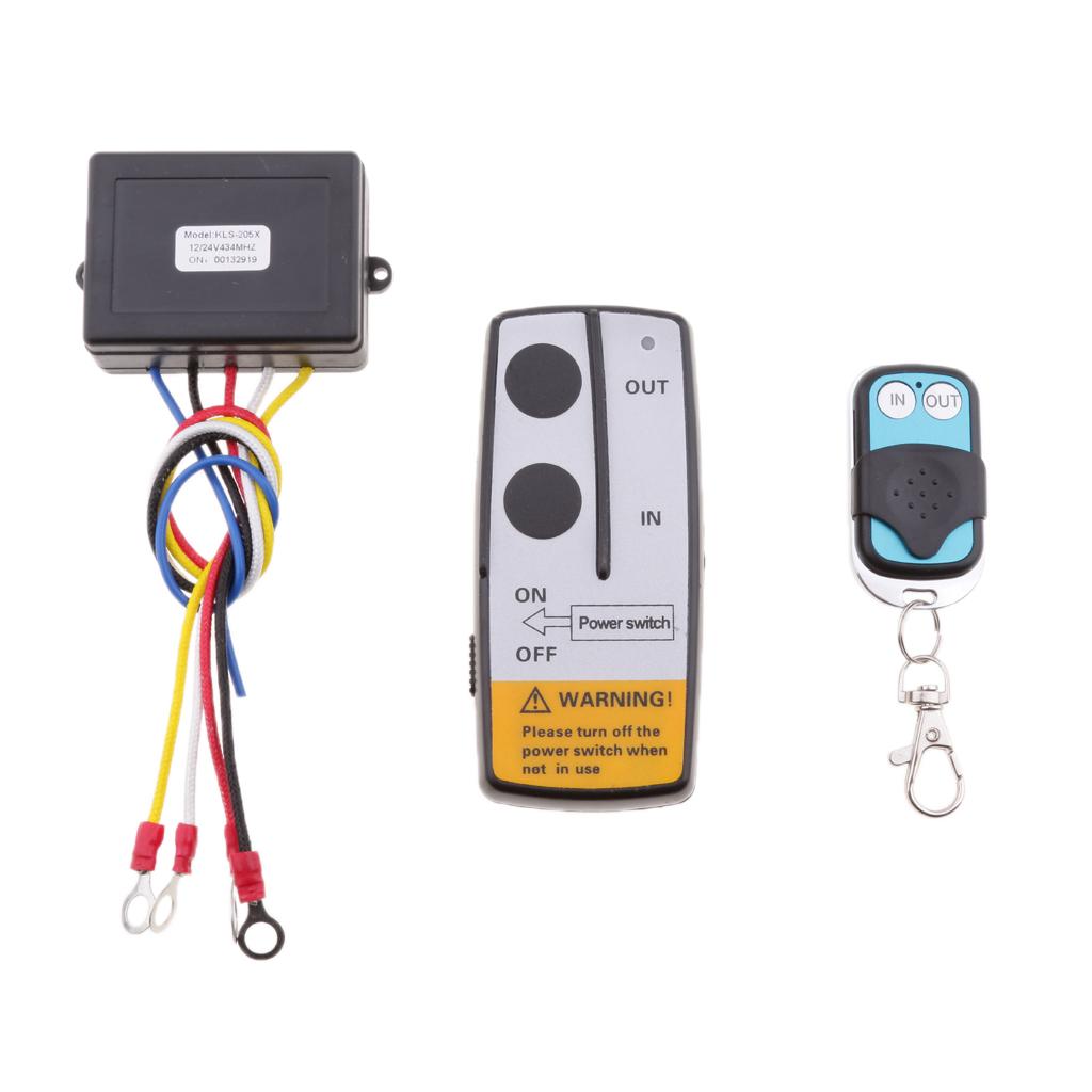 KLS-205/2 Wireless Remote Control System for 12 Volt Car UTV ATV SUV Winch