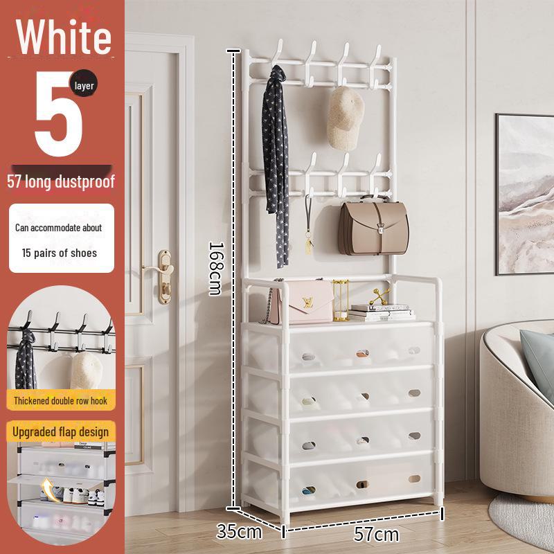 Shoe & Hat Rack: Multi-Layer, Space-Saving, Folding, Simple Dormitory Storage Solution