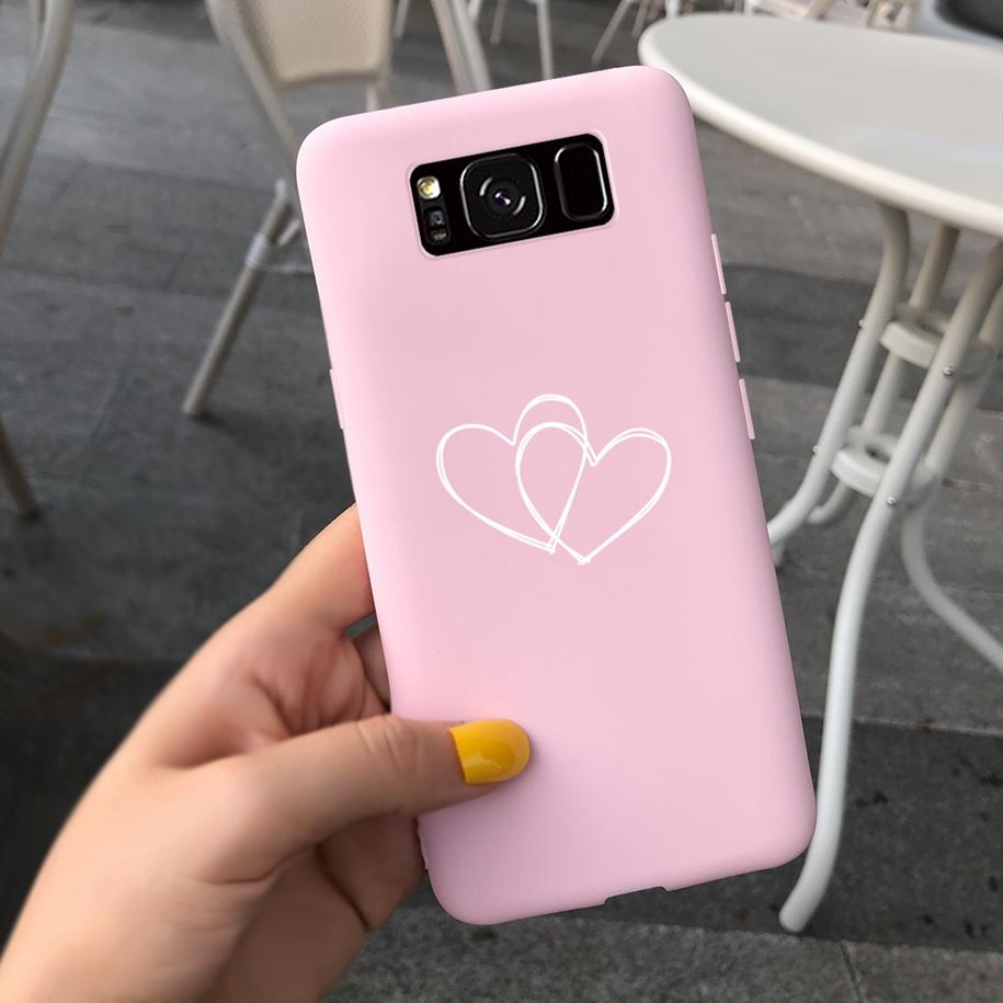 Ударопрочный Чехол Для Samsung S8 Plus SM-G955F Чехол Цветной Ромашка Кактус Мягкий Матовый Чехол Для Телефона Для Samsung S8 S 8 S8+ G950F Capa