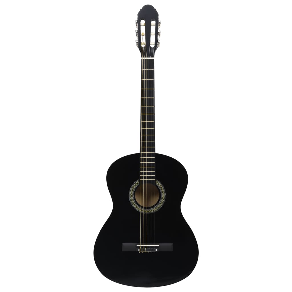 Beginner Classical Guitar with Bag Black Full Size 4 4 (39 )