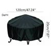 BBQ Grill Barbeque Cover Anti-Dust Waterproof Heavy Duty BBQ Cover Outdoor Rain Protective Round Barbecue Cover