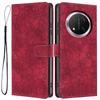 Flip Case For Honor X9c 5G/Magic7 Lite 5G Leather Phone Cover Cherry Blossom Pattern Wallet Stand with Wrist Strap