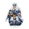 Аниме-фигурка Genshin Impact Zhongli Kazuha Ayato Tartaglia, подставка, акриловая фигурка, косплей Scaramouche Venti Xiao, модельная пластина