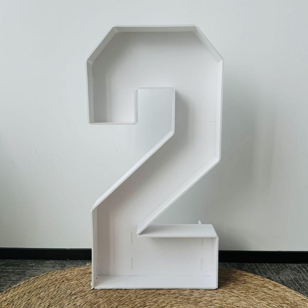 1 шт. 73 см Цифровая Рамка для Шаров-Вывесок Без Шаров Белая KT-Плита Цифра 0-9 Вставная KT-Плита Декор для Вечеринки День Рождения Украшение на Годовщину