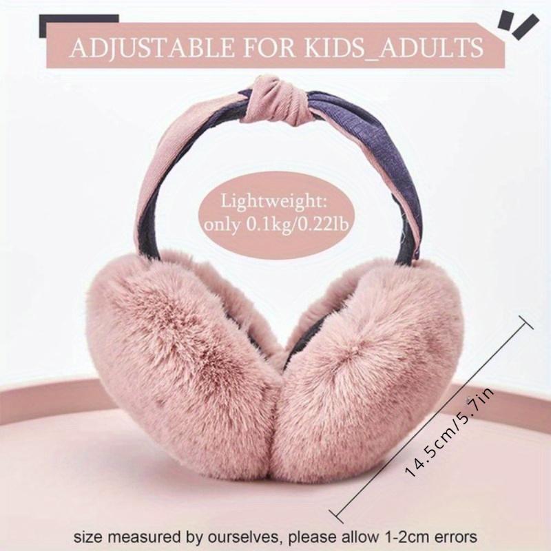 1 шт. наушники, женские наушники, зимние аксессуары, пушистые плюшевые складные наушники для девочек и женщин
