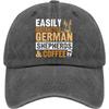German Shepherds Easily DistractedS German Shepherds and Coffee Hat for Mens Baseball Cap Fashion
