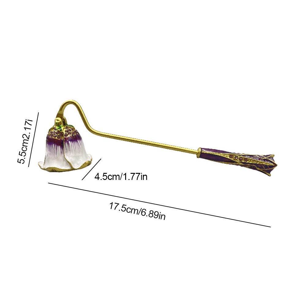 Metal Flower-Shaped Candle Extinguisher Candle Stopper Decorative Candle Cover for Home Decor