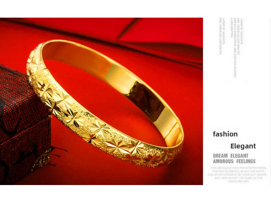 Женский вьетнамский браслет со звездами из золотого песка - прочный медный сплав, популярный трансграничный аксессуар