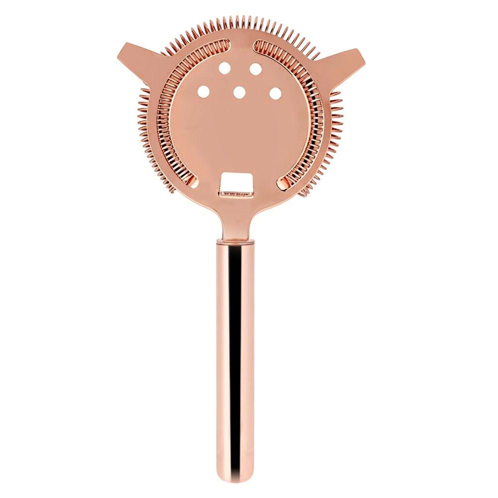 Stainless Steel Cocktail Strainer Rose Gold Filter Bar Tool Drink Strainer Bartenders