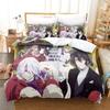 3D Print Anime Pandora Hearts Bedding Set,Duvet Cover Bed Set Quilt Cover Pillowcase,King Queen Twin Size Boys Girls Adults