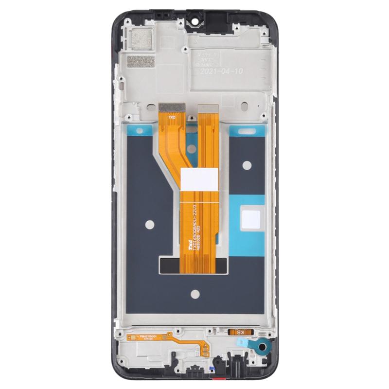 Для Realme C20/C21 4G/C11 (2021) ЖК-экран класса C и сборка дигитайзера + сменная часть рамки (без логотипа)