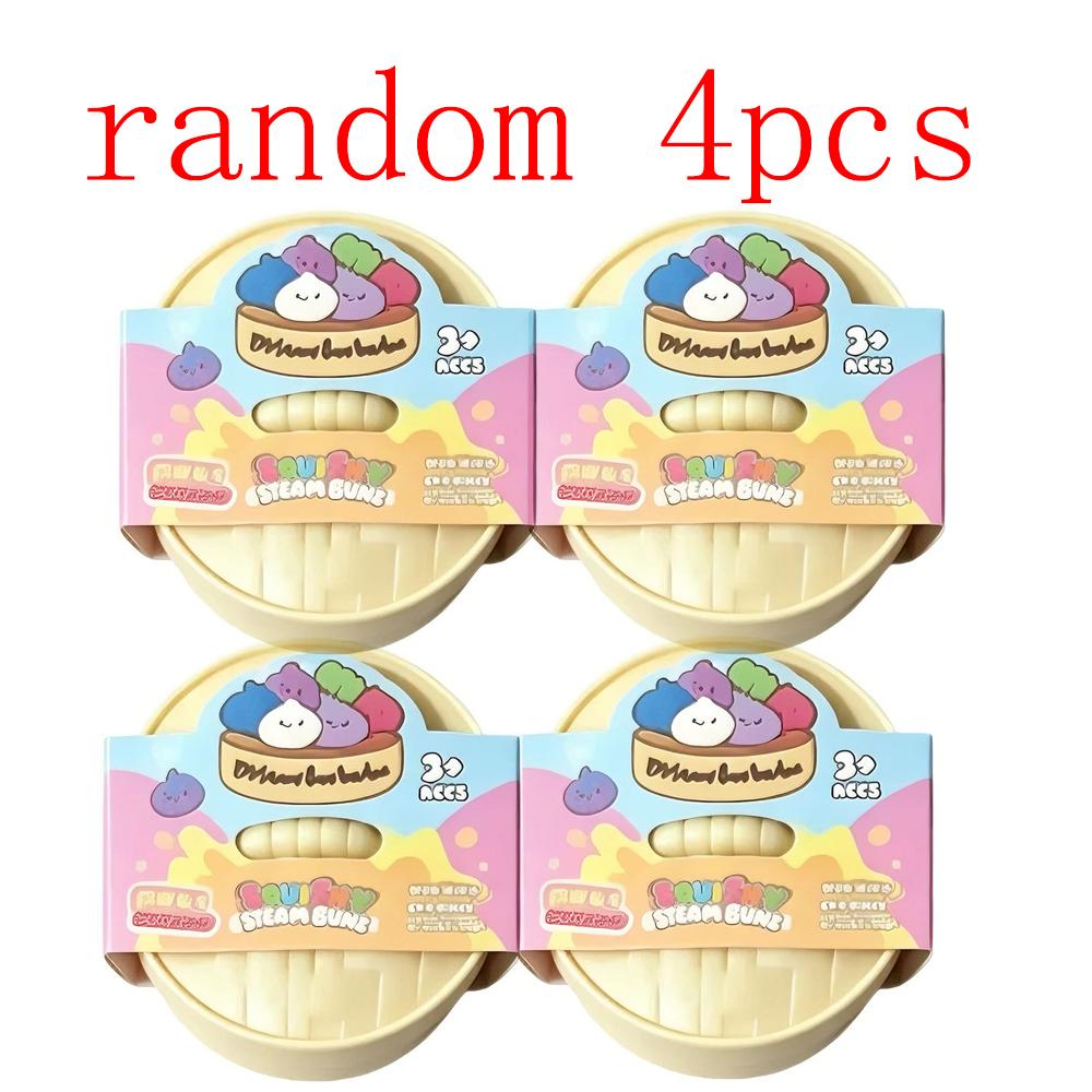 Blind Box Colorful Simulated Dumpling Squishy Relaxing Antistress Enhance Happiness Rebound Squeeze Reliever Toy