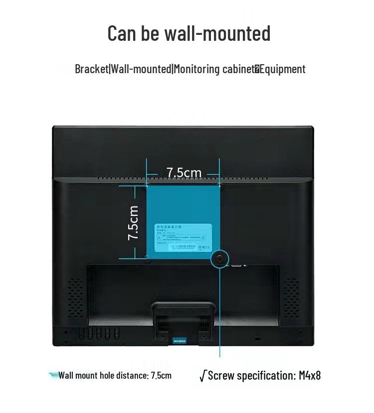 24" HD LCD IPS монитор с интерфейсом DVI (Доступны в 19"/22"/27")