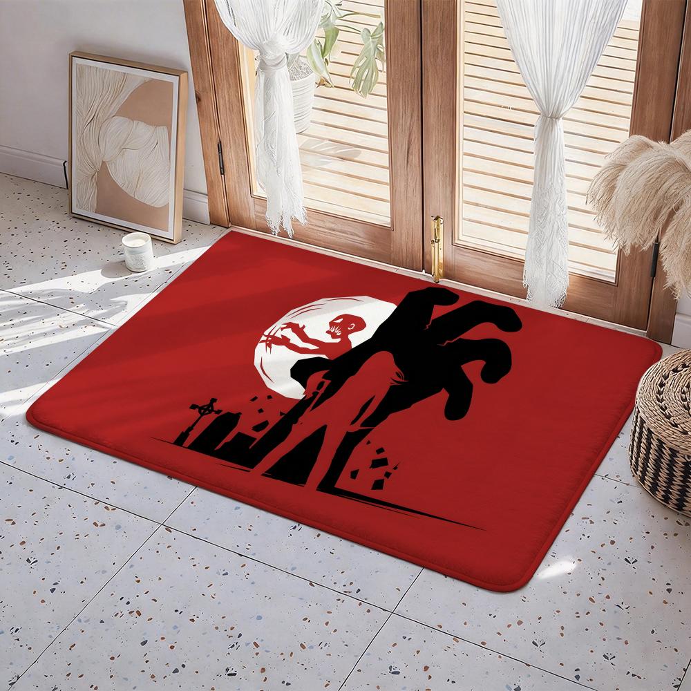 TV B-Buffy The Vampire Slayer Floor Mat Eco - Flannel Doormat Non-Slip Odorless Indoor Floor Rug Soft Short Plush Home Mat