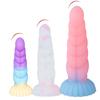 Маленькие цветные гранулы, желе, флуоресцентные, светящиеся в темноте, спираль для пениса, анальная пробка, см, секс-игрушки