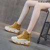 Autumn 2024 Women's Height-Boosting Korean-Style Dad Sneakers - Thick-Soled & Trendy for Students