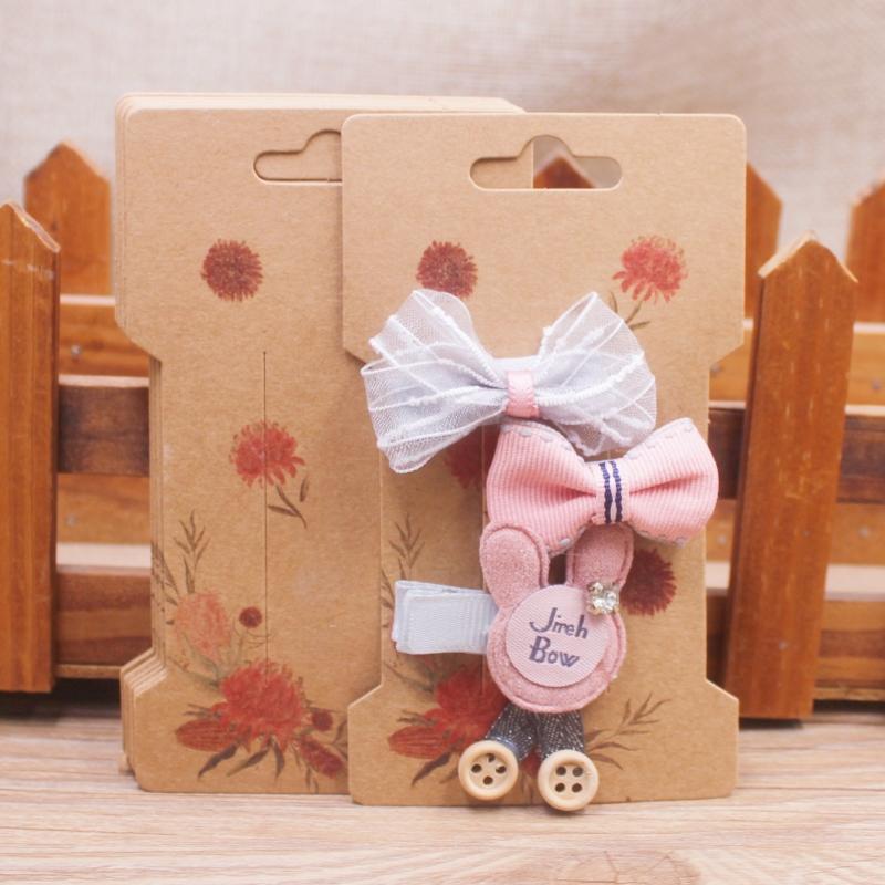 50 шт. 11,5x6,5 см квадратная белая/коричневая карточка для волос мешочек для украшений карточка для волос черная чистая бумага карточка для волос или карточка для демонстрации украшений