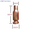Red Copper Siphon Filler Pipe Manual Pumping Oil Pipe Fittings Siphon Connector Gasoline Fuel Water Shaker Siphon Wholesale