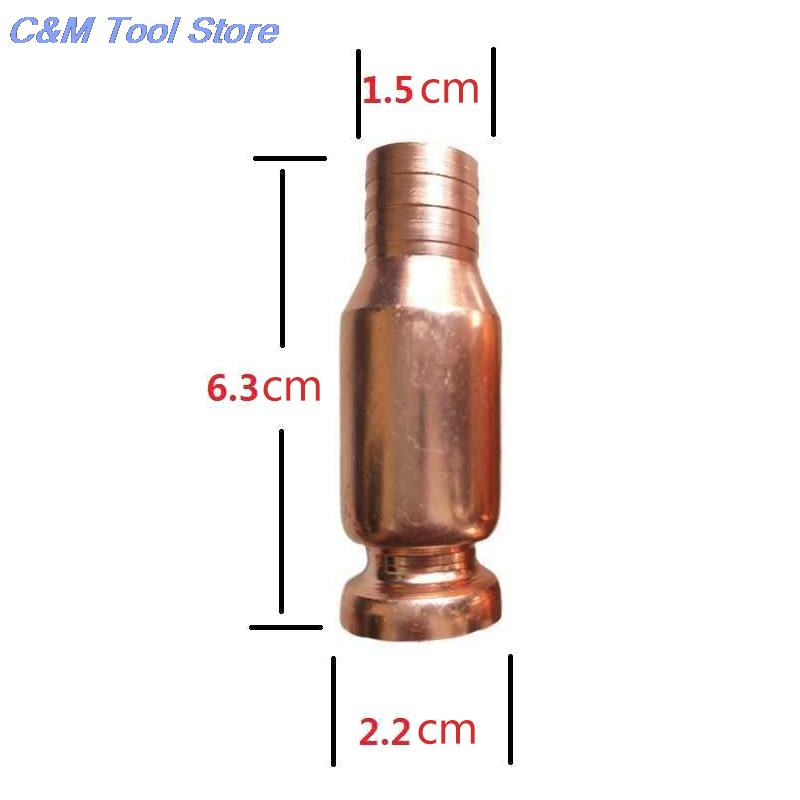 Red Copper Siphon Filler Pipe Manual Pumping Oil Pipe Fittings Siphon Connector Gasoline Fuel Water Shaker Siphon Wholesale