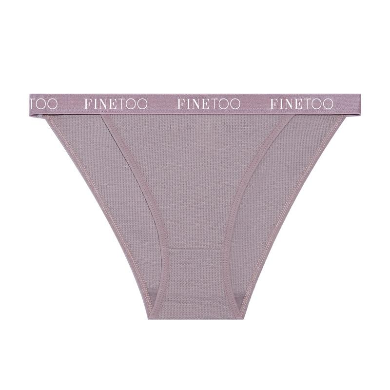 FINETOO Cotton Panty for Women Low Waist Briefs Solid Panty 7 Color Women Cotton Underwear Breathable Lingerie Underwear For Girls