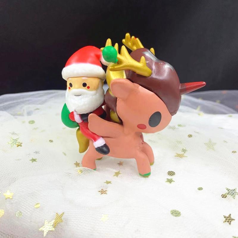 Рождественский декор: Вставки для карточек, Топперы для торта, Гирлянда из чашек, Украшения для венков, Клубничная башня, Мультяшные украшения в виде звезд и деревьев.