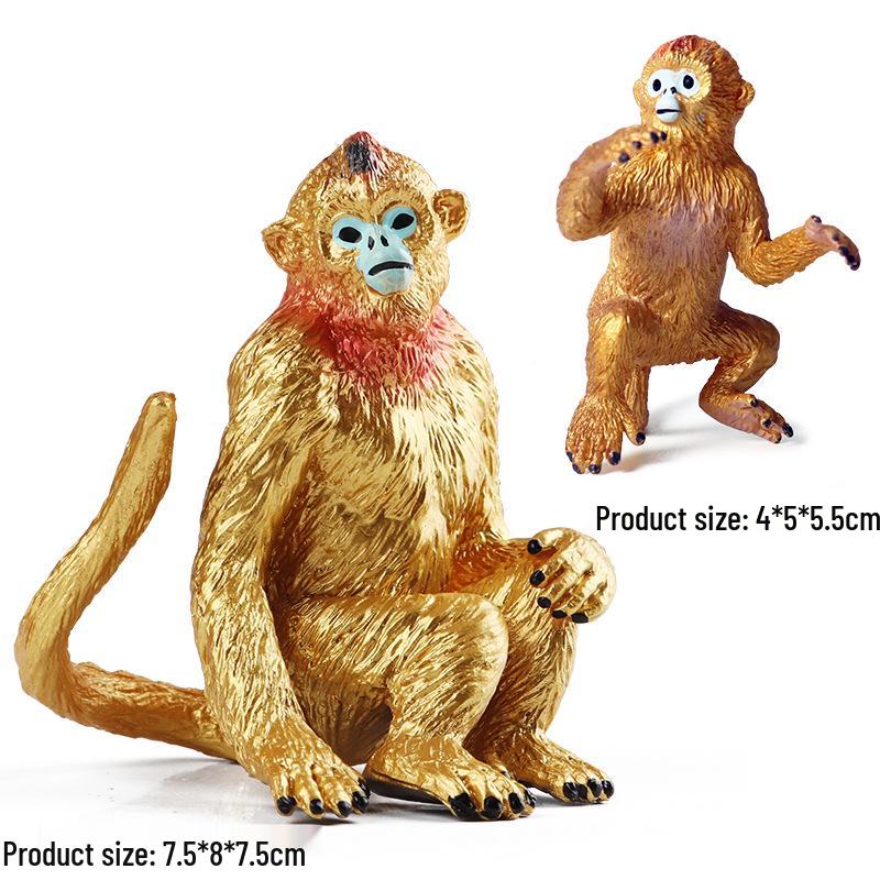 Large Red Orangutan Monkey Model - Cognitive Children's Zoo Gift