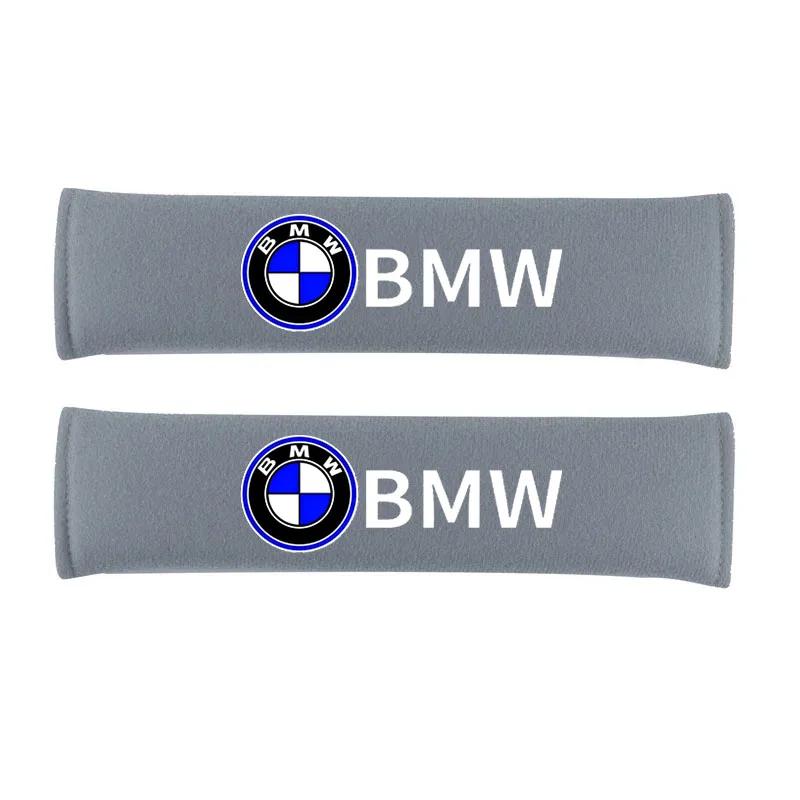 LBHBE1 2026 Car Sticker Car Seat Belt Cover Styling Cotton Safety Shoulder Protector for BMW M Performance E39 E46 E90 E30 E60 E91 E92
