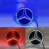 Автомобильная наклейка Benz 2026 Новая Для автомобиля Benz Логотип на передней решетке Светоотражающая поверхность Светодиодный значок Эмблема Светящийся Декоративный свет Для Mercede
