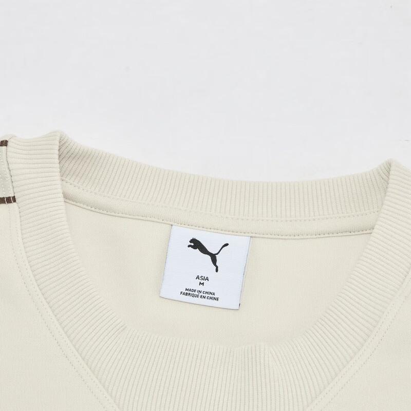 Puma Логотип Буквенный Пуловер с Круглым Вырезом Толстовка с Длинным Рукавом Мужская толстовка 635717-87
