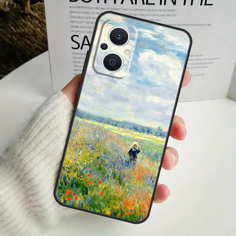 Чехол с рисунком Клода Моне для OPPO Reno 11F 10 Pro 4 5 6 7 8 Lite 4Z 5Z 8T OPPO Find X6 X5 Pro X2 X3 Neo Cover