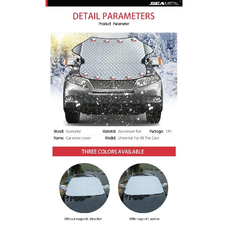 Car Snow Cover Windshield Sunshade Outdoor Waterproof Car Cover Anti Ice Frost Auto Protector Winter Automobiles Exterior Cover