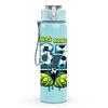 1PC Leaf Green Sixty Seven Number Print 750ml Color Plastic Sports Water Bottle Leakproof Flip Straw Lid Suitable for Sports Office Home Use
