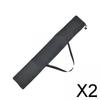 2x Trekking Poles Carrying Bag Collapsible Walking Sticks Drawstring Oxford Fabric with Shoulder