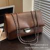 Premium Bag Women's 2025 New Trendy Fashion Texture Shoulder Messenger Bag Large Capacity Commuter Bag Chain Bag