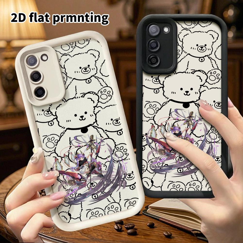 Phone case: 2D flat Samsung Galaxy A34 A35 M05 M06 S20 S22 S21 FE Plus 5G protective case, idol girl, Christmas and Halloween gift